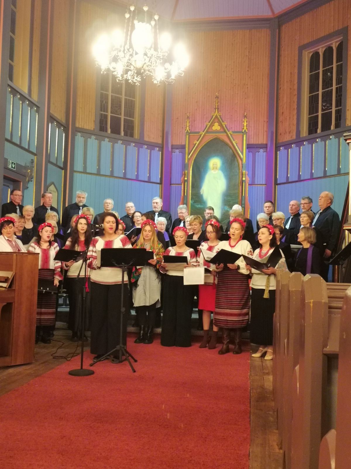 En magisk julekonsert i Vigra kirke