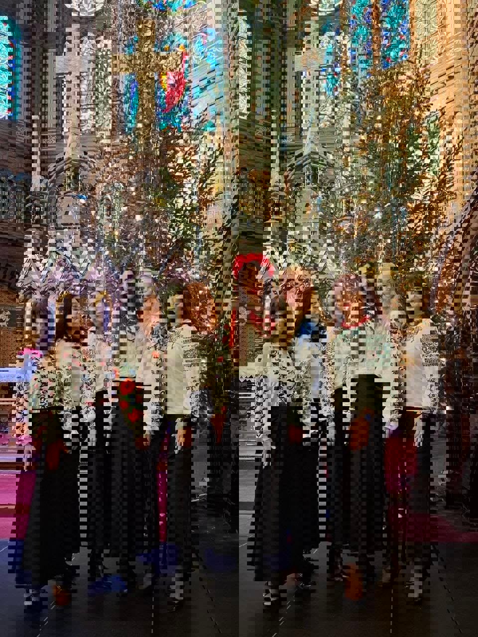 "Syngende ukrainere" skapte julestemning