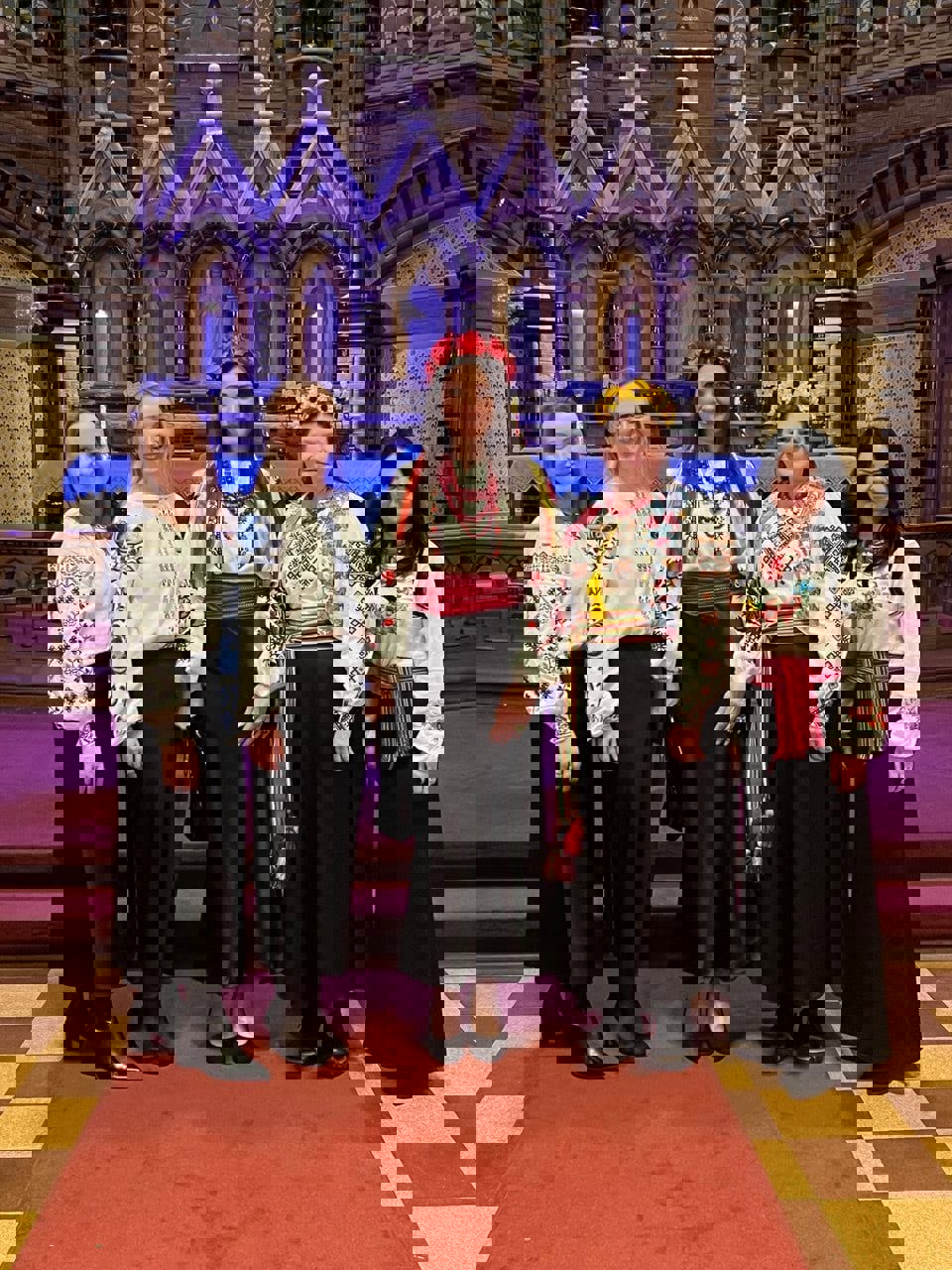 "Syngende Ukrainere" rørte publikum på solidaritet